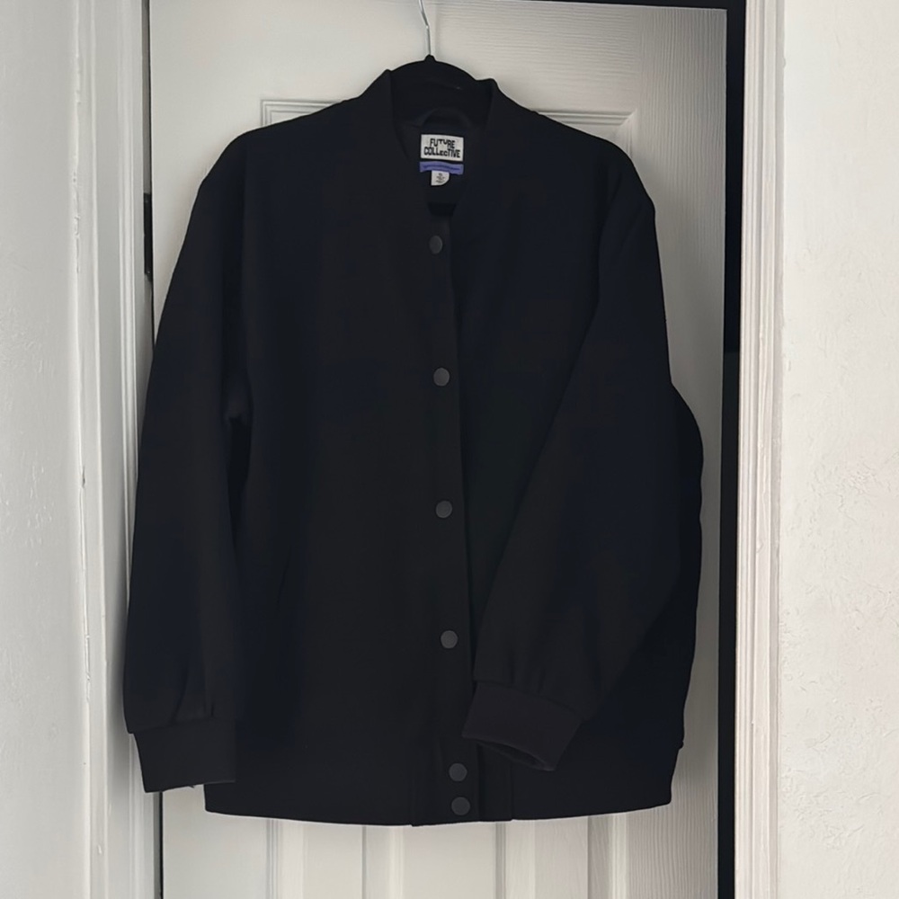Black Button-Up Jacket - image 1
